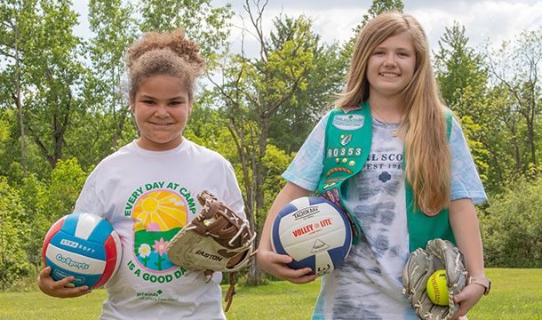 She Plays Sports and She's A Girl Scout!